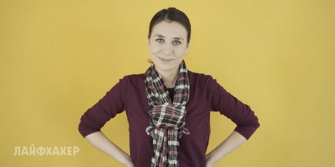 Hoe te Tie een Sjaal: Eenvoudige knoop