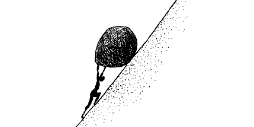 De zin van het leven Camus Sisyphus - een gelukkig man