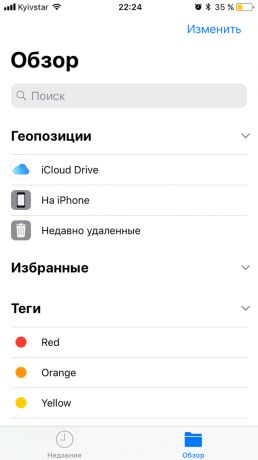 iOS 11: bestanden