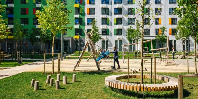 Speeltuinen en andere milieu-elementen: Courtyard Park plaats yard parking