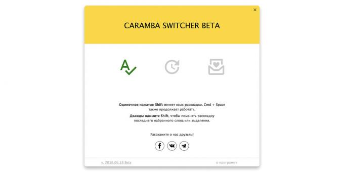 Kansen lay-out schakelen Caramba Switcher voor MacOS