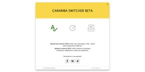 Caramba Switcher layout schakelaar kwam op MacOS