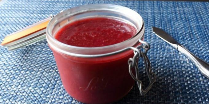 Aardbeienjam: aardbeienjam zonder koken