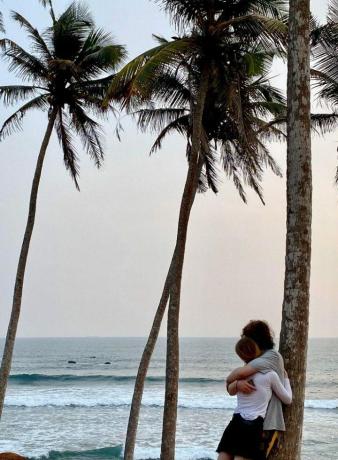 Coronavirus in Sri Lanka: verlaten strand