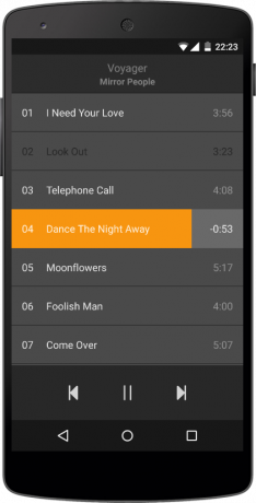 Mixen voor Android - een complete minimalistische muziekspeler