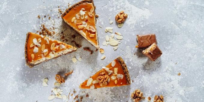 Cheesecake Snickers. Beter dan welke snoepwinkel dan ook