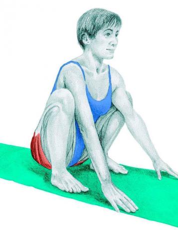 Anatomie van stretching: een diepe squat