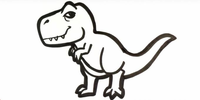 Hoe een tyrannosaurus te tekenen