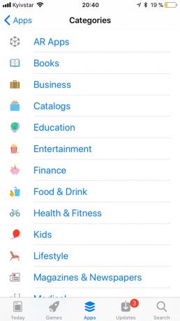 App Store in iOS 11: zoeken