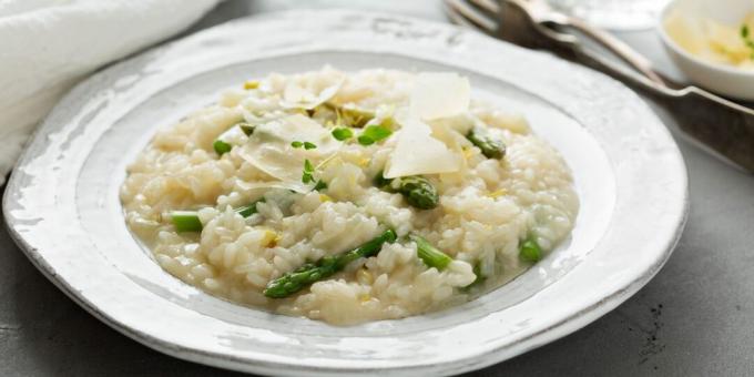 Risotto met asperges