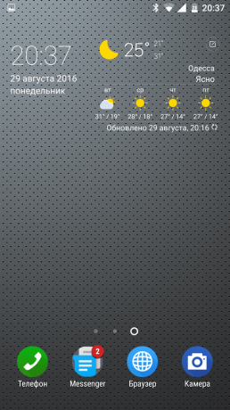 Weer M8: widget