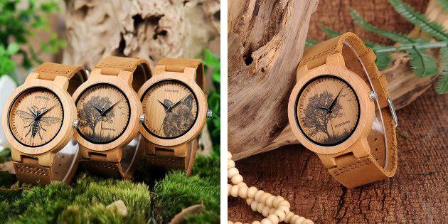 houten horloges