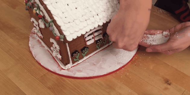 Hoe maak je een peperkoek huis te maken met hun handen