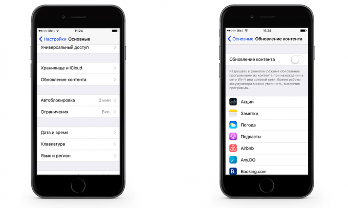Hoe te besparen op mobiel dataverkeer iPhone met iOS 9. Koppel de update data-applicaties