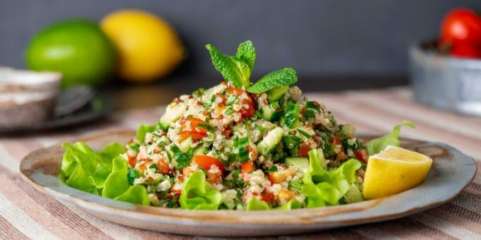 Quinoa tabbouleh salade