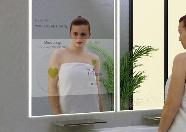 Badkamer zal Smart spiegel bevatten