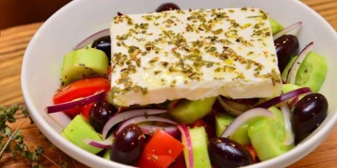 Klassieke Griekse salade - recept