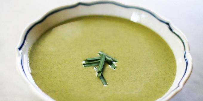 Recepten roomsoepen: soep met spinazie