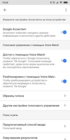 Stel uw telefoon op het Android-besturingssysteem: draai Ok Google-team in Google Assistant