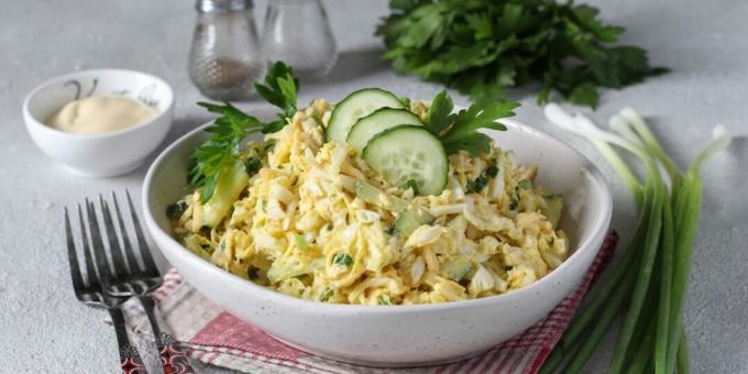 Salade met kalkoen en Chinese kool