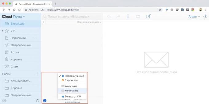 De functies van iCloud-mail: berichten bekijken vanuit elke webbrowser