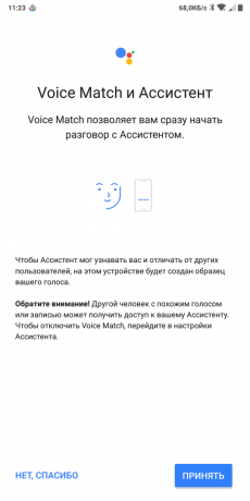 «Google Assistant" in het Russisch