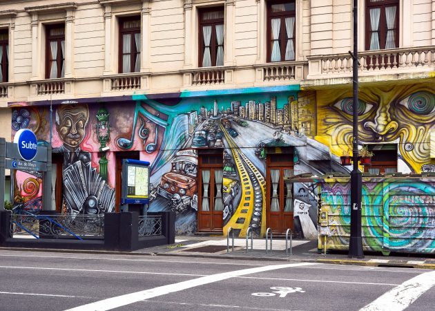 bezoek Argentinië: graffiti