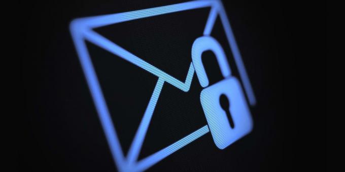 Uw persoonlijke gegevens: klik op de e-mailservice met encryptie