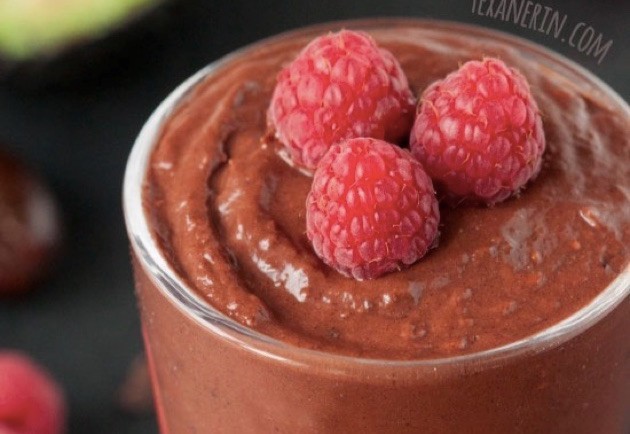 Raspberry chocolade mousse