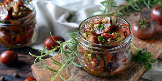 Gezouten tomaten in 40 minuten
