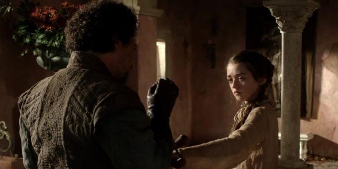helden "Game of Thrones": Arya Stark, en Trout Sirio
