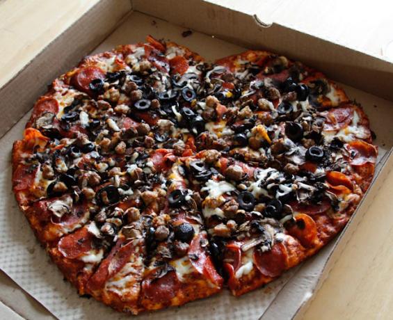 Cadeaus voor Valentijnsdag: Pizza