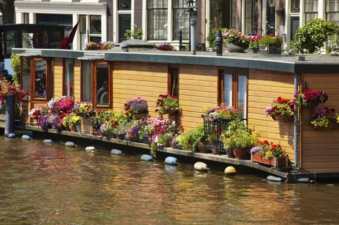 Amsterdam. Living barge