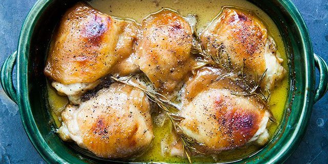 Kip bodryshki in honing-mosterdsaus: hoe de kip in de oven te koken