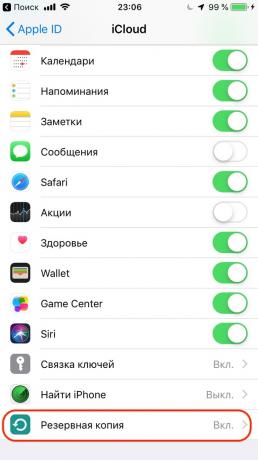 Configureren Apple iPhone: configure backups