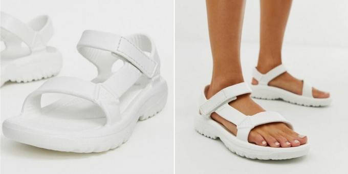Welke zomerschoenen te kopen: Teva-sandalen