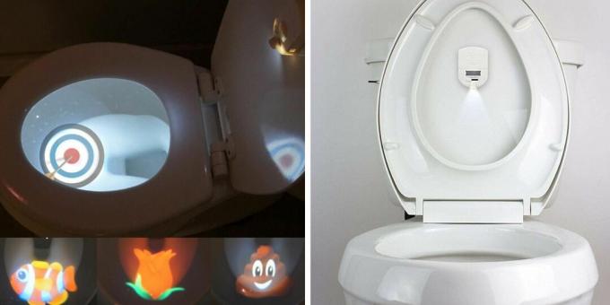ongebruikelijke gadgets: toiletverlichting