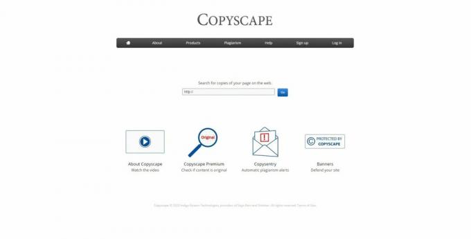 Controleer de tekst online op uniciteit: Copyscape