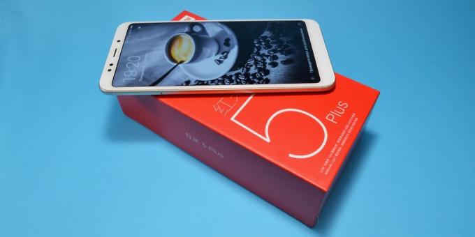 Xiaomi redmi 5 Plus: uitstraling