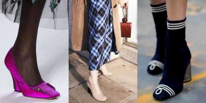 Women's schoenen: schoenen met vierkante tenen