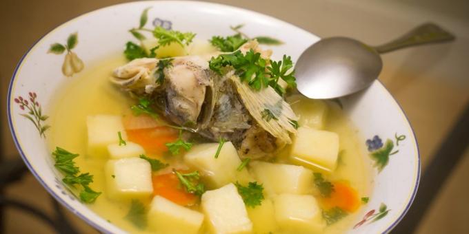 Recept soep van riviervissen