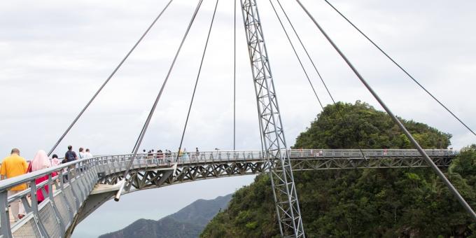 De engste bruggen: de luchtbrug op het eiland Langkawi