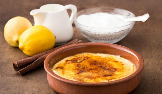 Crema catalana - het meest delicate zuiveldessert