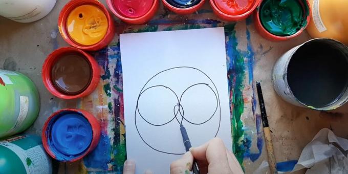 Hoe een uil te tekenen: schets het lichaam, de ogen en de snavel