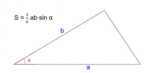 Hoe de oppervlakte van een driehoek te vinden