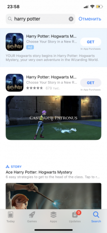 Zoeken Harry Potter: Wizards Unite in de App Store