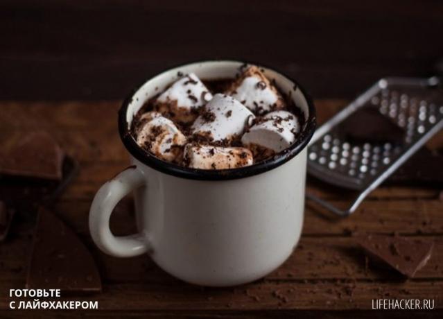 Recept: Perfect Hot Chocolate - add marshmallow