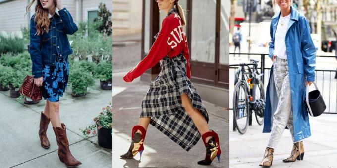 Fashion schoenen herfst en winter 2019-2020 in cowboy-stijl