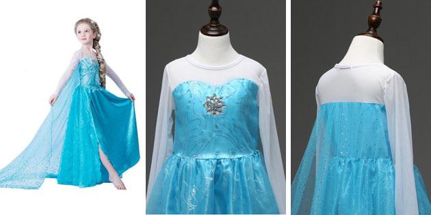 Jurken kinderen naar het bal: Dress als Elsa