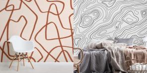 Wat te behang kiezen voor de slaapkamer: 6 cool design